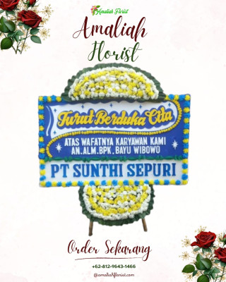 Papan Bunga Duka di Kepenuhan Hulu