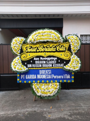 Papan Bunga Duka di Kepenuhan Hulu